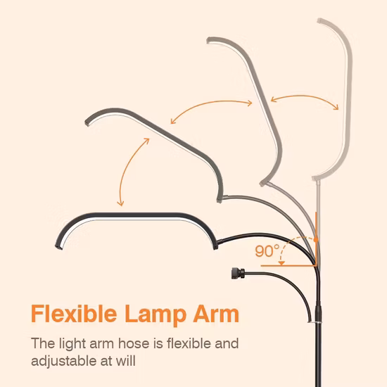 Beauty Skincare Salon 8X Magnifying Floor Magnifier Lamp Wholesale