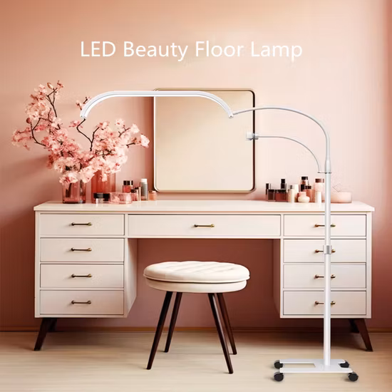 Beauty Skincare Salon 8X Magnifying Floor Magnifier Lamp Wholesale