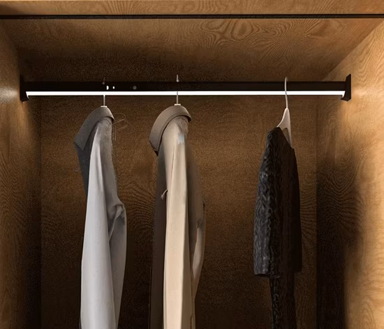 15 LED 4 Modes Touch Sensor Aluminum Night Light USB Rechargeable Wall Lamp for Reading Closet Cabinet Wardrobe