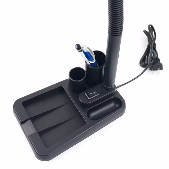 Table Clamp Mount Magnifier Optical Glass LED Magnifying Lamp (BM