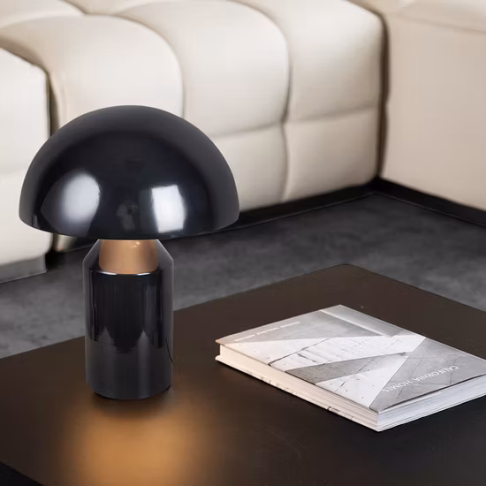 Nordic Modern Home Decoration Mushroom Lamps Gold White Black Color Living Room Bedside LED Table Lamp