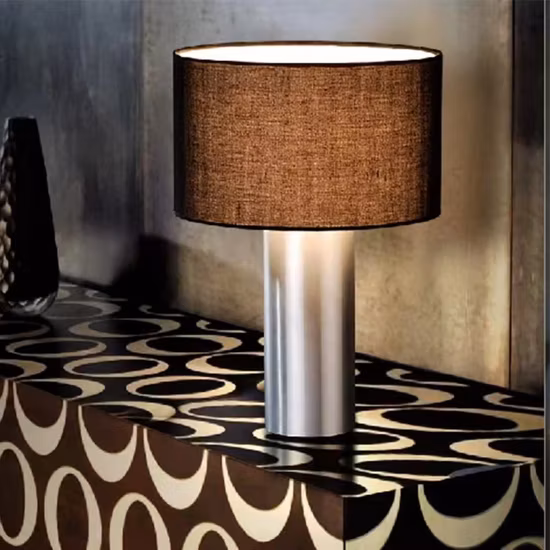 Indoor Hotel Decorative Guestroom Cross Metal Tube and Fabric Shade Floor Lamp